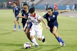 U20 nữ Việt Nam thắng Singapore với tỷ số 11-0 ở giải nữ U20 châu Á