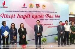Ngày hội hiến máu 'Nhiệt huyết người Dầu khí' năm 2023.