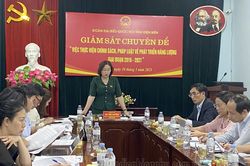 Đoàn ĐBQH tỉnh giám sát chuyên đề tại Công ty Điện lực Điện Biên và Sở Công thương