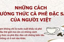 Những cách thưởng thức cà phê đặc sắc của người Việt