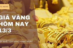 Giá vàng hôm nay 13/3: Tăng nhẹ sau 1 tuần
