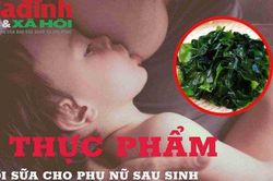 7 thực phẩm tốt sữa cho phụ nữ sau sinh