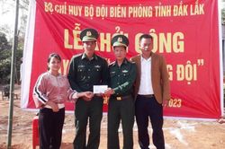 BĐBP Đắk Lắk khởi công xây dựng 'Nhà đồng đội'