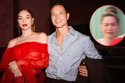 Cùng Lisa - Leon xem Kim Lý đánh tennis, Hồ Ngọc Hà gây chú ý với biểu cảm nhăn nhó khi được chồng hôn