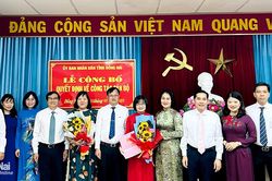 Đồng chí Trương Thị Hương Bình giữ chức Giám đốc Sở Tài chính