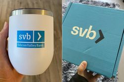 Ly nước, áo thun SVB bị rao bán trên eBay