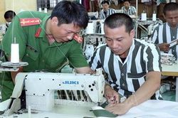Thí điểm mô hình tổ chức hoạt động lao động, dạy nghề cho phạm nhân ngoài trại giam