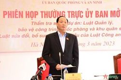 Họp thẩm tra sơ bộ dự án Luật sửa đổi, bổ sung một số điều của Luật Công an nhân dân