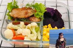 Khoe hộp cơm 'Eat clean', cô gái tự tin 'thổi bay' mỡ thừa