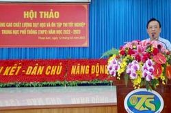 An Giang tổ chức hội thảo nâng cao chất lượng dạy và ôn tập thi tốt nghiệp THPT