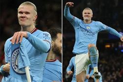 Haaland ghi 5 bàn, Man City vào tứ kết như cách Liverpool vùi dập MU