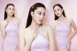 Lương Thùy Linh ngọt ngào với sắc hồng: Miss Universe hay Miss International em đều phù hợp