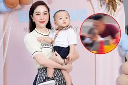 Bảo Thy khiến netizen thích thú khi chia sẻ khoảnh khắc chồng đại gia nhập vai 'bố bỉm sữa'