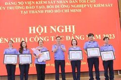 Trường Nghiệp vụ kiểm sát triển khai công tác Đảng năm 2023