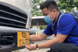 Việc cấp biển số xe sẽ thực hiện qua mạng và gắn với số định danh