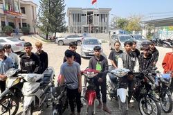 Bắt nhanh 13 thanh thiếu niên vác hung khí vào khu dân cư hỗn chiến với bảo vệ