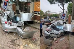 Xe container chở thép cuộn rơi đè bẹp ô tô, Bộ GTVT chỉ đạo khẩn
