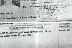 Quảng Trị: Nhiều trường hợp bị cấm thi 5 năm vì sử dụng GPLX giả