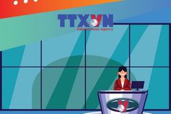 Trải nghiệm trường quay ảo cùng Truyền hình Thông tấn tại Hội báo 2023