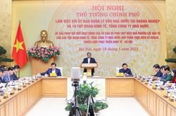 Thủ tướng: Người đứng đầu các tập đoàn, tổng công ty đề xuất giải pháp nâng cao hiệu quả hoạt động
