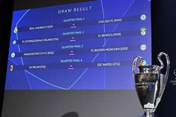 Bốc thăm tứ kết Champions League: Không có ''nội chiến'' bóng đá Anh