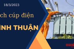 Lịch cúp điện hôm nay ngày 18/3/2023 tại Bình Thuận