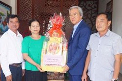 Mặt trận tỉnh Ninh Thuận thăm, các chức sắc, người Chăm theo Hồi giáo Bàni, Islam năm 2023