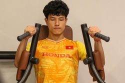 U23 Việt Nam chung khách sạn với tuyển Đức, tập GYM sau khi đến Qatar