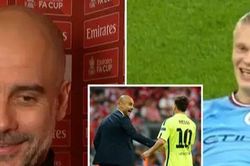 Pep 'thừa nhận' rút Haaland ra sân để bảo vệ kỷ lục của Messi