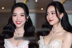 Á hậu Trịnh Thùy Linh khoe sắc rạng rỡ tại sự kiện mới, netizen tiếc nuối: Đẹp nhưng không nổi bật
