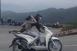 Xác minh, xử lý cặp đôi nam nữ làm 'tổ lái' trên đèo Hải Vân