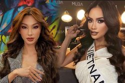 Khi Hoa hậu Việt được chuyên gia trang điểm quốc tế 'họa mặt': Thùy Tiên bị nhận xét như... tượng sáp