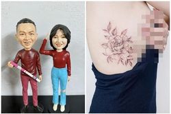 Mang thai lần 3, MC Hoàng Linh đã khoe hình xăm mới