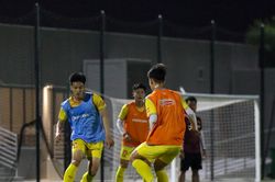 Cận cảnh U23 Việt Nam tập lúc nửa đêm, sẵn sàng bước vào Doha Cup
