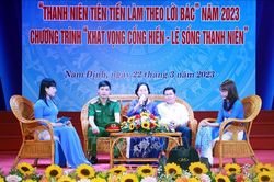 Tháng Thanh niên 2023: Tọa đàm 'Khát vọng cống hiến - Lẽ sống thanh niên'