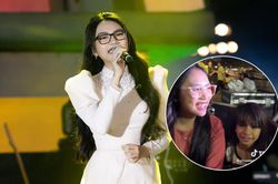 Ấm lòng khoảnh khắc cô bé bán vé số có mặt sau cánh gà chờ xem Phương Mỹ Chi hát