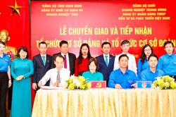 Chuyển giao tổ chức cơ sở Đảng, Đoàn ngân hàng BIDV về Trung ương