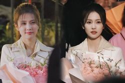 Hết thời bị chê già, Bạch Lộc khoe vẻ đẹp trong veo ở buổi đóng máy Dĩ Ái Vi Doanh