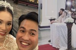 Cận nhan sắc Linh Rin và biểu cảm hạnh phúc của Phillip Nguyễn trong ngày cưới
