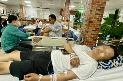 Đang chữa cháy thì bị đàn ong vây đốt