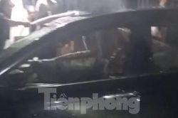 Ô tô Camry phát nổ bốc cháy, tài xế tử vong trên ghế lái