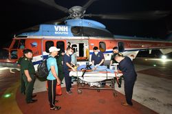 Cử trực thăng đưa ngư dân ở Trường Sa về đất liền cấp cứu