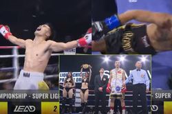 Thắng tuyệt đối võ sĩ Thái Lan sau cơn mưa đòn, Ngọc Hải khóc òa khi vô địch WBA Nam Á