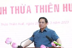 Thủ tướng Phạm Minh Chính làm việc với lãnh đạo chủ chốt tỉnh Thừa Thiên-Huế
