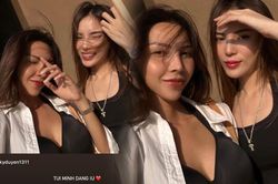 Kỳ Duyên đăng hình cùng Minh Triệu, trạng thái 4 từ gây tò mò mối quan hệ