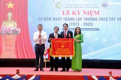 Trường THCS Tây Sơn kỷ niệm 50 năm thành lập