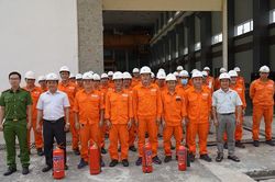 Thủy điện Sông Ba Hạ nâng cao kiến thức phòng cháy chữa cháy và cứu hộ cứu nạn