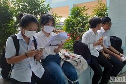 Thí sinh dự thi đợt 1 kỳ thi đánh giá năng lực Đại học Quốc gia TP Hồ Chí Minh