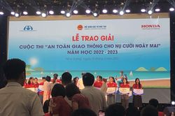 Học sinh An Giang đạt 2 giải Cuộc thi 'ATGT cho nụ cười ngày mai'