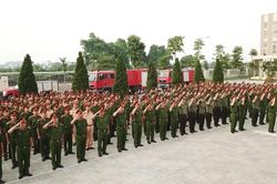 Lực lượng Cảnh sát quản lý hành chính về TTXH Công an quậm Bắc Từ Liêm khắc ghi lời Bác